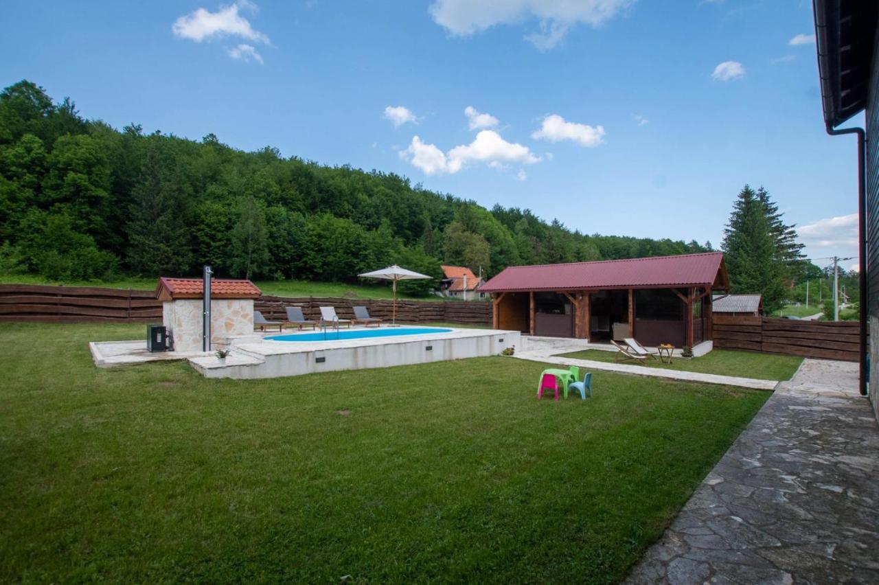 Nina Holiday Home With A Heated Pool Brusane Exterior foto