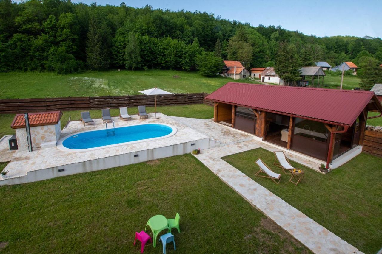 Nina Holiday Home With A Heated Pool Brusane Exterior foto
